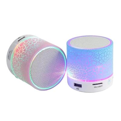 China No Big Slot A9 Music Speaker Tooth Mini Portable Speaker Rainbow Blue Wireless Speaker With Led Lighting for sale