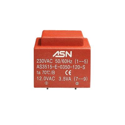 China ei35/15 3.5va power input 380v 220v output 6v 9v 12v 15v step down encapsulated transformer for sale