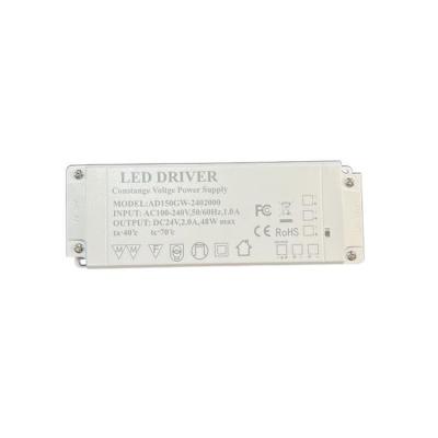 China Factory Cb Series 48w Constant Voltage Power Supply 24v2a Led Driver Power For Indoor Lighting 155*55*22MM Lightweight for sale