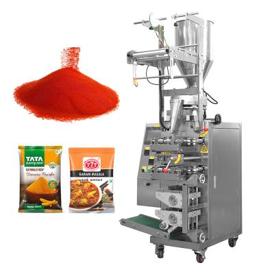 China Automatic vertical Form Fill Seal Garlic Herb Vegetable Seasoning Turmeric ginger haldi powder packing machine for sale