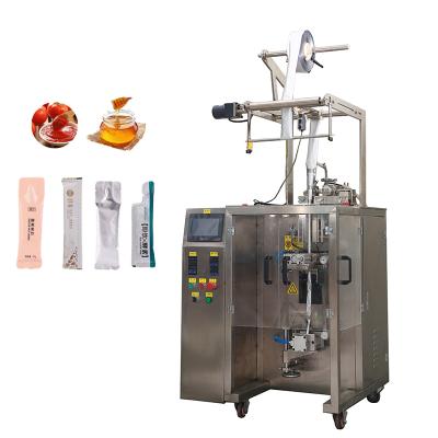 China Small liquid emulsion strip fillet special-shaped bag pet snack sauce cat strip packaging machine for sale