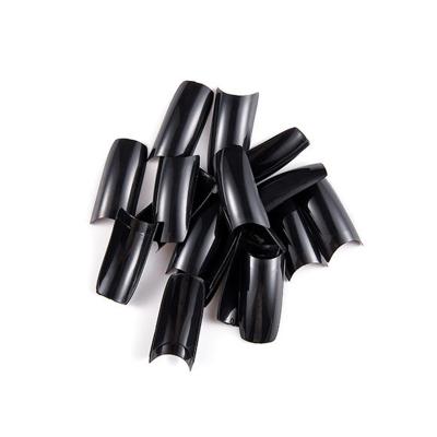 China Ballerina Full Cover Acrylic Coffin Durable Fake Nails Clear Artificial False Nail Tips 500pcs Bag Style Finger Pack for sale