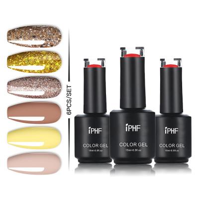 China Eco - Friendly Nail Polishes Set 8 Colors Light Pink Red Brown Series Nude Gel Nail Polish for sale