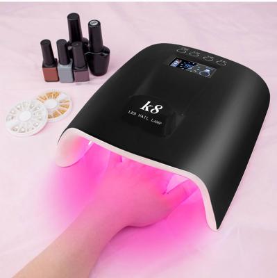 China Latest Technology Led UV Light Lamp Nail Dryer Station 48w LED Ice Lamp For Drying Nail 203*200*107mm for sale