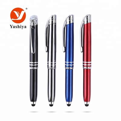 China Metal Promotional Active Stylus Pen Cap Tip Luminous Pencil With Custom Logo for sale