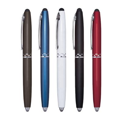 China Promotional Pen Luxury Custom Stylus Pen with Aluminum Metal Pens and Led Light Pencil for sale