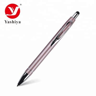 China Popular Promotional Metal Ball Pen Logo Custom Ballpoint Pens With Touch Screen Promotional Stylus Pen for sale