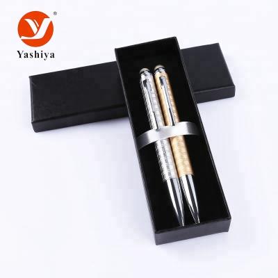 China Promotional Pen Pen Set With Fiber Screen Touch Stylus Metal Ball Pen Promotional Set for sale