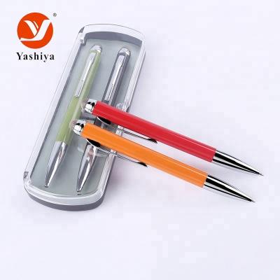 China Promotional Pen Brushed Aluminum Metal Ballpoint Pen Custom Pens With Logo Stylus Ballpoint Pen for sale