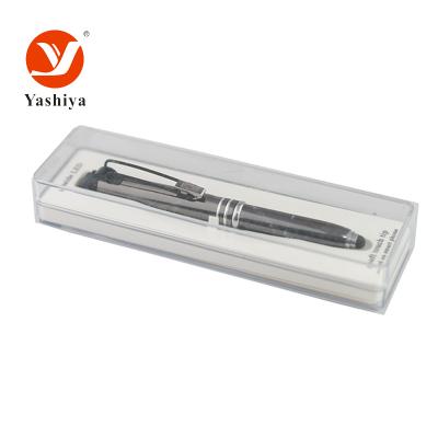 China Recycled Materials Promotional Plastic Pen Box For Single Nib Package Case for sale