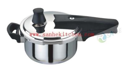 China Triple bottom stainless steel Pressure cooker,thickness 1.0mm for sale