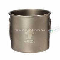 中国 Titanium outdoor water cup/camping water cup/capacity 350ml 販売のため