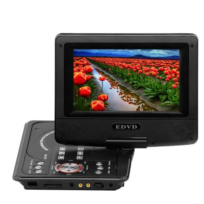 China PORTABLE High Resolution Color 7inch TFT LCD Screen Display Portable Dvd Media Player for sale