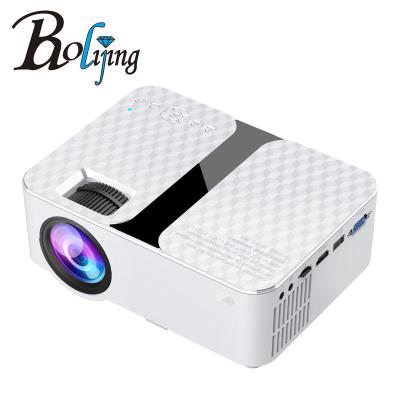 China Full HD Video 3D 4k LED Projector Factory Built-in Custom Logo Speakers Smart USB AV Projector LCD Projector for sale