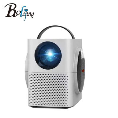 China Built-in Speakers Factory H1 LED Projector Modern Design Cinema Hd Video Home Projector With Android System for sale