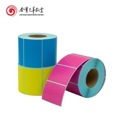 China New Trend Heat Sensitive For Custom Colors Waterproof Adhesive Label Thermal Sticker Paper Roll And Stack Fast Delivery for sale