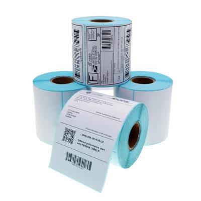 China Factory Wholesale A6 4x6 Direct Shipping Label Heat Sensitive Paper Roll Heat Sensitive Sticker With Printer Label Sticker for sale