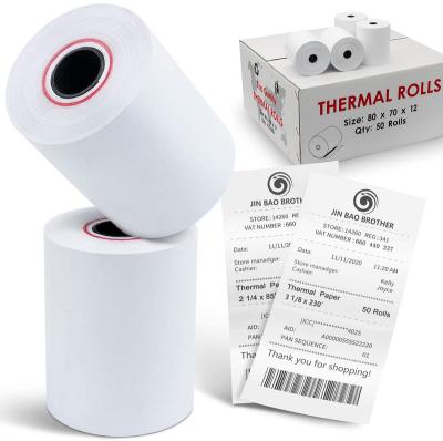 China Extra Durable Thermal Paper Roll Cash Register Paper 80mm 57mm For Cashier Receipt POS ATM Bank 57mm for sale