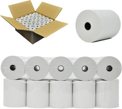 China 100% Stationary Store Position Cash Register Paper Receipt Cashier Bank Thermal Paper Roll Only 80MM 57MM Virgin Wood Pulp 58mm for sale