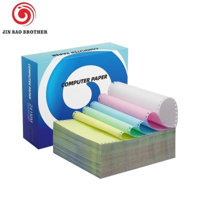 China NCR Form Carbonless Carbonless Prints Paper 3plys Shenzhen Seaport Listing Paper For Invoice Printing Continuous Computer Status for sale