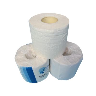 China Soft Comfortable Wood Pulp Toilet Paper 2 Ply 400sheets Individual Wrapping Bathroom Tissue for sale