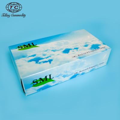 China Cheap Wholesale Custom Printing Box Tissue Design Boxed Facial Tissue 2 Layer Tissue for sale