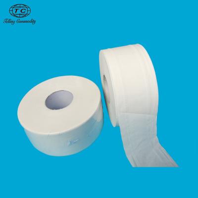 China Wholesale Virgin Wood Pulp Rinsed 2ply 300m Jumbo Roll Water Soluble Toilet Paper Tissue Paper for sale