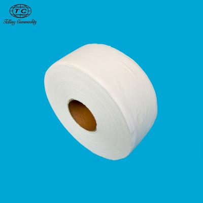 China Wholesale Virgin Wood Pulp Rinsed 2ply 300m Jumbo Roll Water Soluble Toilet Paper Tissue Paper for sale