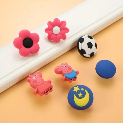 China Amaz0n Modern Wholesale Cartoon Cute PVC Grip Safety Silicone Kids Room Cute Soft Rubber Material Fitting Logo Shape Customizable OEM for sale