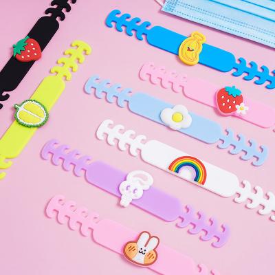 China Hot Decoration Eco-friendly Customized PVC Soft Rubber Silicone Pen Cap Hairpin Hair Cilp Factory Sale Cartoon Watch Brand DIY Accessories for sale