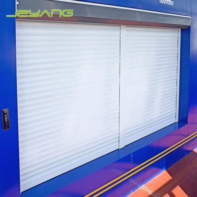 China Security And Privacy Aluminum Manomotive External Rolling Shutters Fire Rated Roll Down Shutter Windows for sale