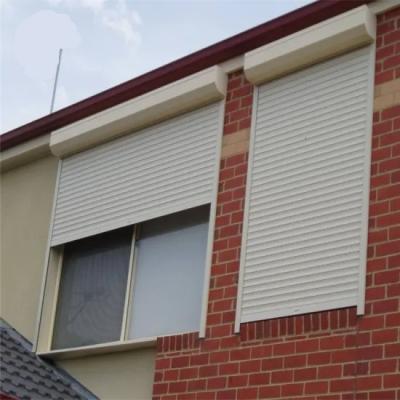 China Outdoor Security And Privacy Aluminum Sun Shutters Sun Shade Sliding Awning Rolling Shutter Windows for sale