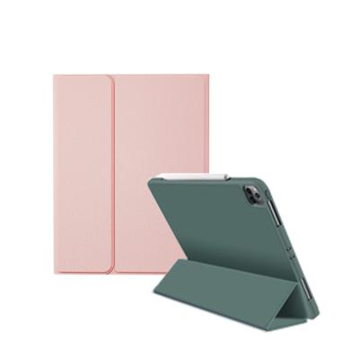 China Wholesale Detachable Leather Triple Stand PU Leather Flip Tablet Case For Ipad 7.9 10.2 10.5 11 12.9Inch for sale