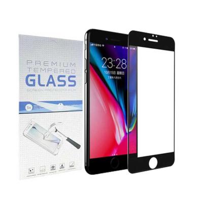 China Anti Fingerprint 9H 2.5D 0.33mm Shockproof Tempered Glass For iPhone 8 Screen Protector Tempered Glass for sale