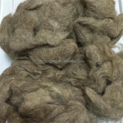 China Yarn.felt scoured brown wool waste for spinning yarn or insulation for sale