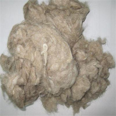 China Yarn.felt scoured sheep wool brown waste for sale