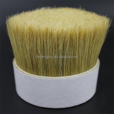 China Brush Making Double Boiled Chungking Black Pig Hair And PBT Filament Mixed for sale