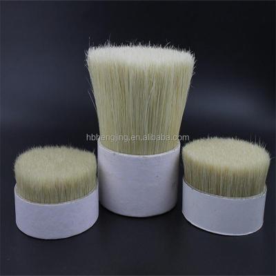 China Brush Netting Bleached / Dyed Double Boiled Chungking Pig Hair for sale