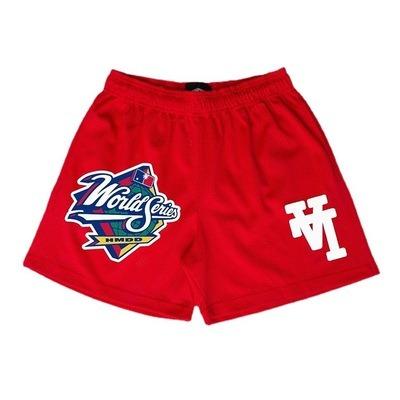 China QUICK DRY Custom Logo Cropped Fit Polyester Mesh Basketball Shorts Two Deep Side Edge Pockets Summer Mens Basic Shorts for sale