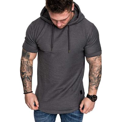 China New Fashion Wholesale Men's Clothing High Quality Men's Pullover Hoodie Short Sleeve for sale