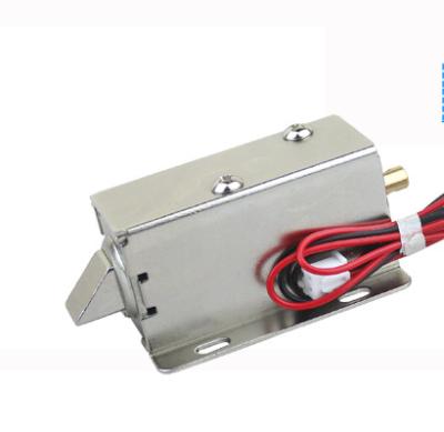 China 12v 24v DC Electronic Mini Pull Push Solenoid Bolt Locks For Door 55*23*28mm for sale