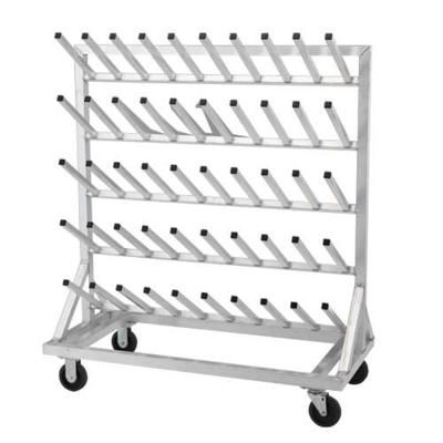 China High Quality Professional Stainless Shoe Store Shelves Shoe Maker Dryer Rack With Wheels for sale