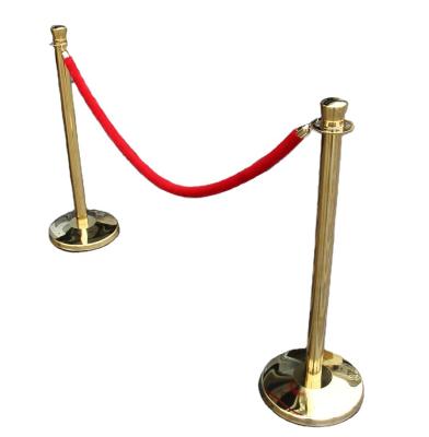 China Wholesale crowd control museum use queuing line barrier pole support pole safty barriers red rope support pole set to include rope for sale