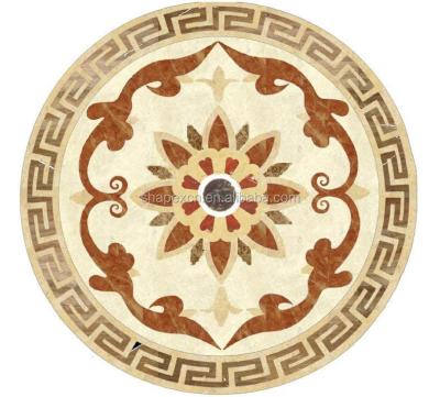 China Household Waterjet Porcelain Medallion Floor Tile Marble Lowes for sale