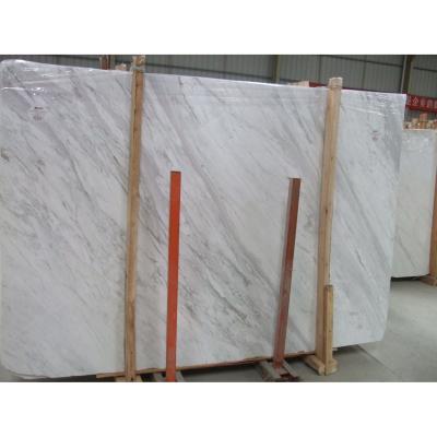 China Modern Hot Selling Greek Volakas Marble Polished White Color Marble Tiles for sale