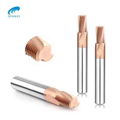 China Tungsten Carbide SAMHO Tungsten Carbide Endmills Full Teeth UNC Cutting Tools Mill Thread for sale