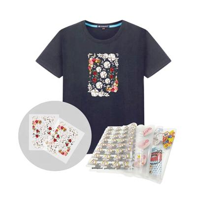 China Smooth outdoor hot sale heat transfer logo T-shirt garment pattern printing heat transfer vinyl for sale