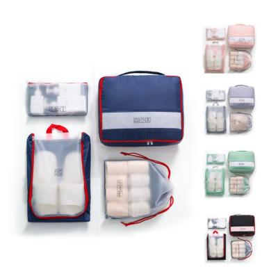 China Luxury Factory Wholesale Customized Standard PE Travel 3pcs One Set Luggage Storage Tote Cubes for sale