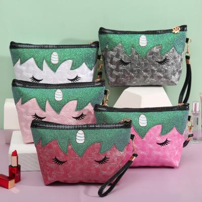 China New Fashion Luxury Mixed Color Eye Wash Bag Toiletry Bag Home Cosmetic Organizer Bag for sale