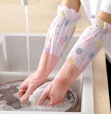 China New Design Luxury Latex Household Cleaning Gloves Waterproof And Warm for sale